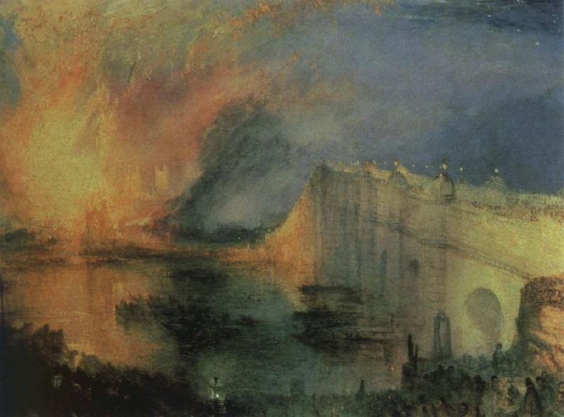 J.M.W. Turner the burning of the houses of lords and commons,october 16,1834 oil painting image
